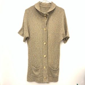 Anthropologie half sleeves mock neck sweater dress